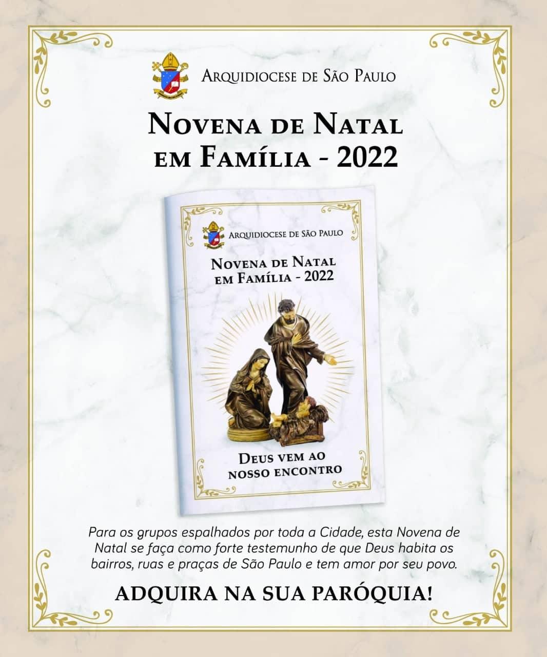 Já está disponível a Novena de Natal da Arquidiocese de São Paulo |  Arquidiocese de São Paulo