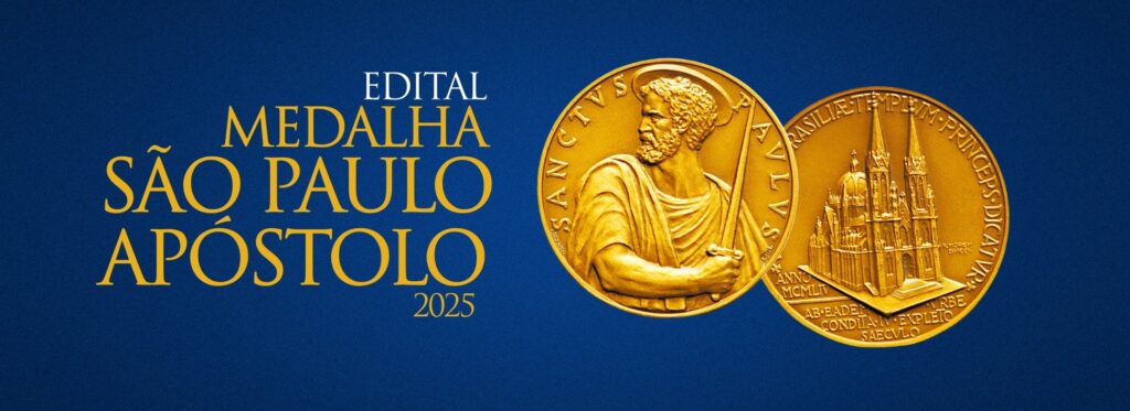 Publicado o edital da Medalha São Paulo Apóstolo 2025